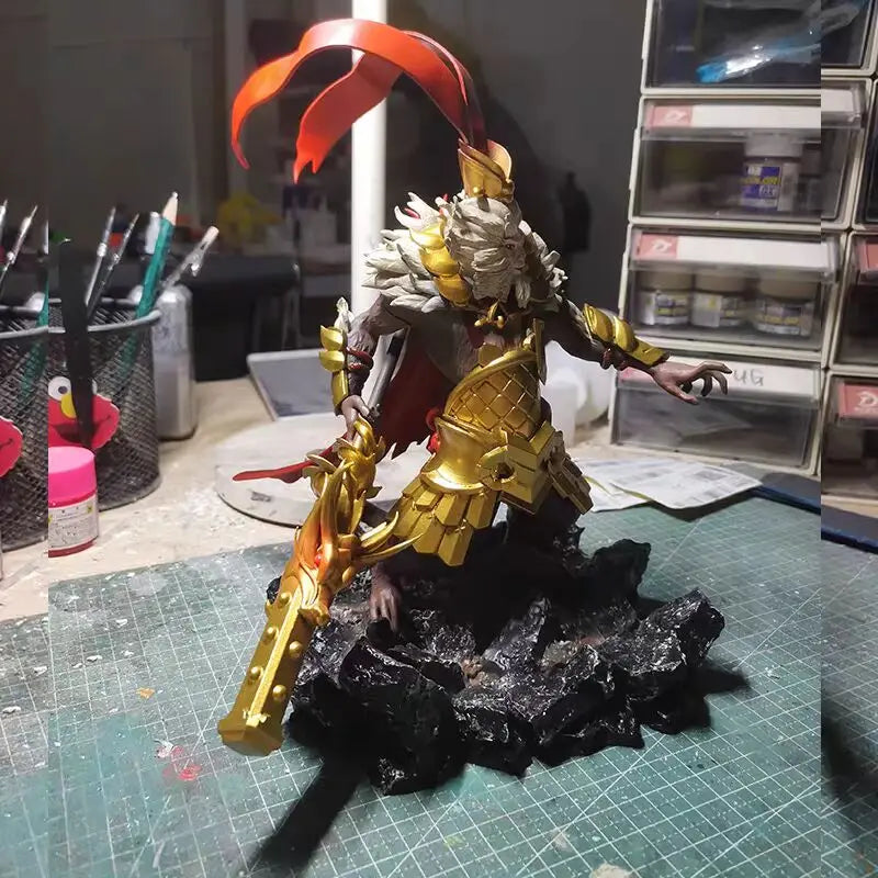 22cm DOTA2 Figure The Monkey King High-end Customization Anime Collectible Model Desktop Decorations  Holiday Gifts Children Toy