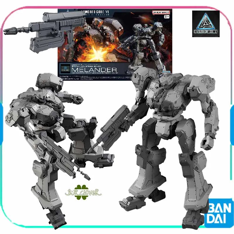 BANDAI Original GUNDAM 30MM 1/144 Series Armored Core BALAM INDUSTRIES BD-011 MELANDER Anime Action Figure Assembly Model Toys