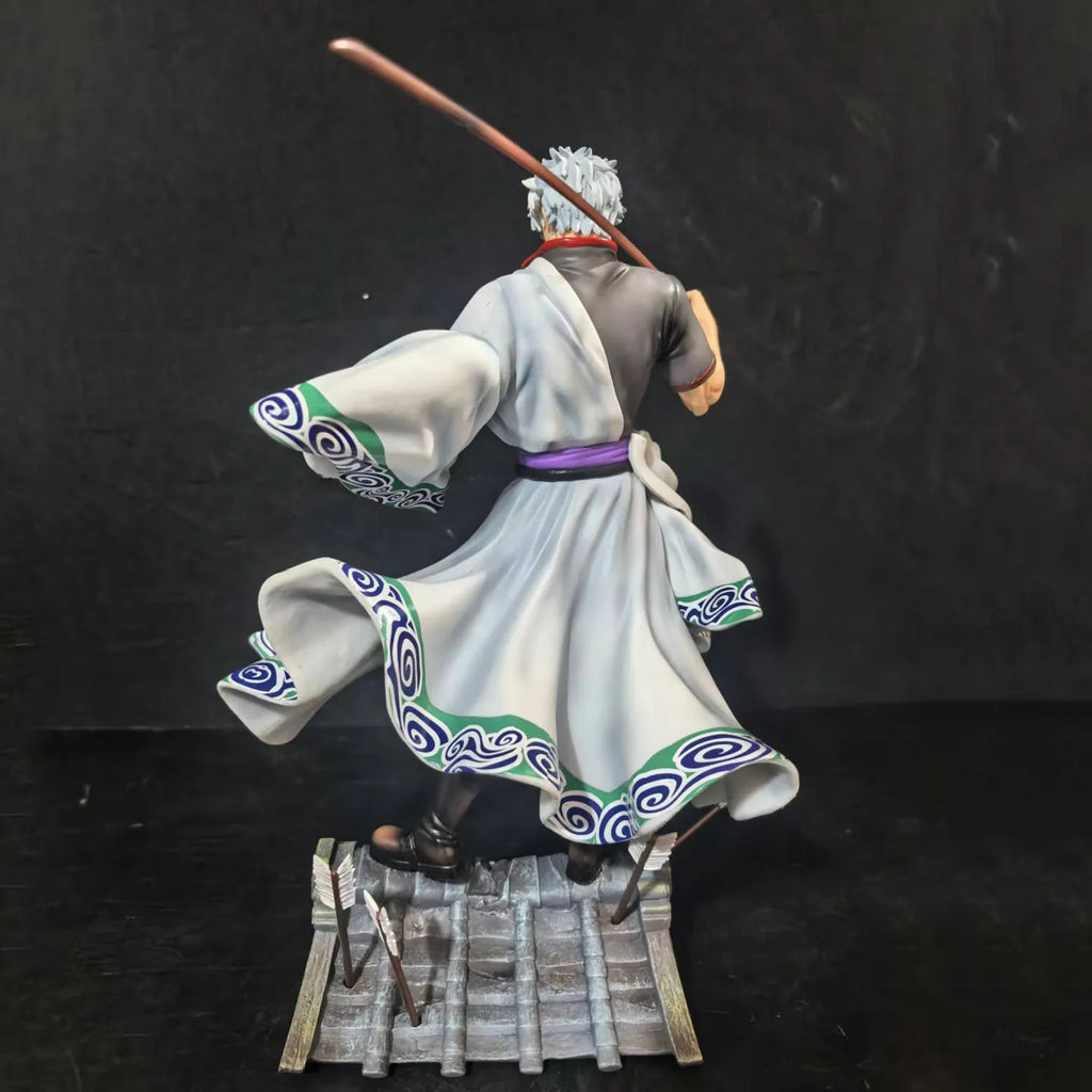 Anime Figure Gintama Sakata Gintoki 2.0 Upgraded Face Sculpture Gk Statue Desktop Decoration Trendy Toy Anime Gift