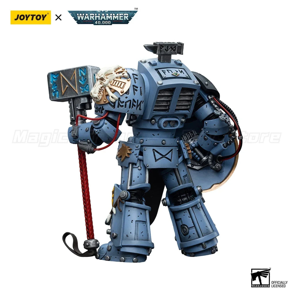 【MT】JOYTOY Warhammer 40K Space Wolves Arjac Rockfist Model Toy Gift 1/18 Action Figure