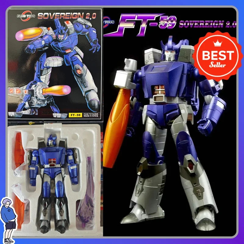 New in Stock FansToys FT-59 Sovereign Galvatron 2.0 Version Transforming Toys Action Figures Toys Christmas Gift