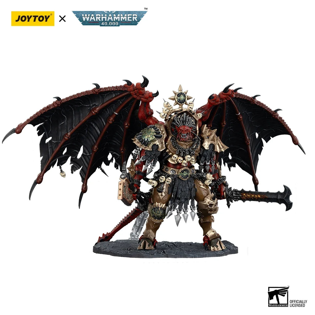 JOYTOY Warhammer 40K 1/18 World Eaters Angron Daemon Primarch of Khorne 38cm Action Figure Mini Soldier Model For Collection
