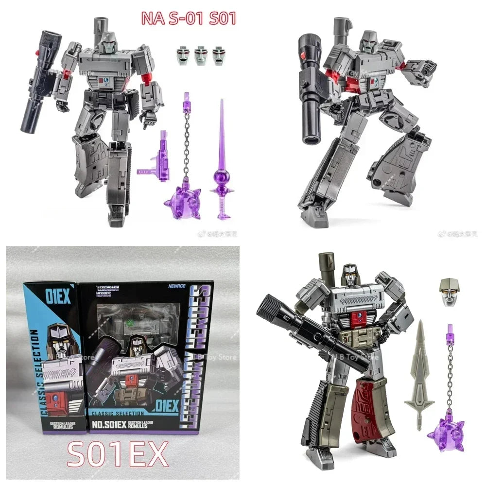 【In Stock Agora】 New Na Na S-01 S01Ex S-01Ex Megatank Romulus Figure Action Figure Can Be Combined with SS86 with Box