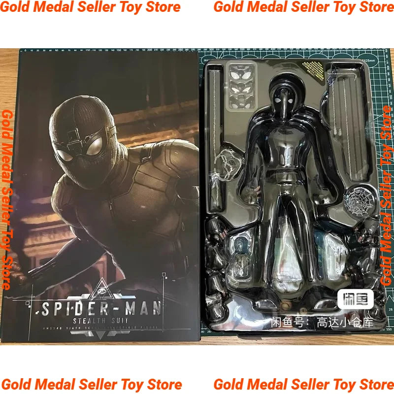 In Stock Hottoys Ht 1/6 MMS540 MMS541 Spider-Man: Far From Home Night Monkey Stealth Armor Version Action Figure Model Toy Gift