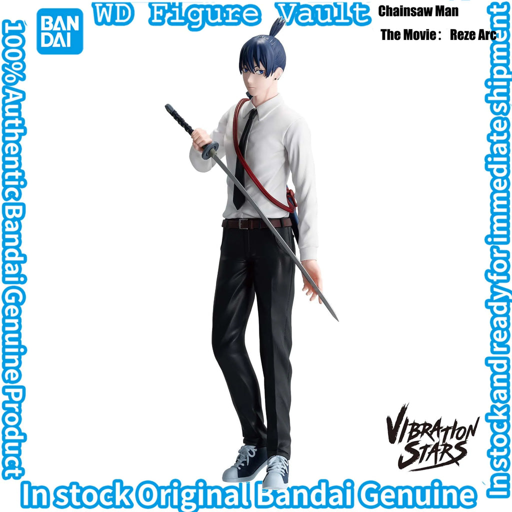 Bandai Offiziell Lizenziert VIBRATION STARS Chainsaw Man Der Film Reze Arc Hayakawa Aki Premium Sammlerfigur Geschenk