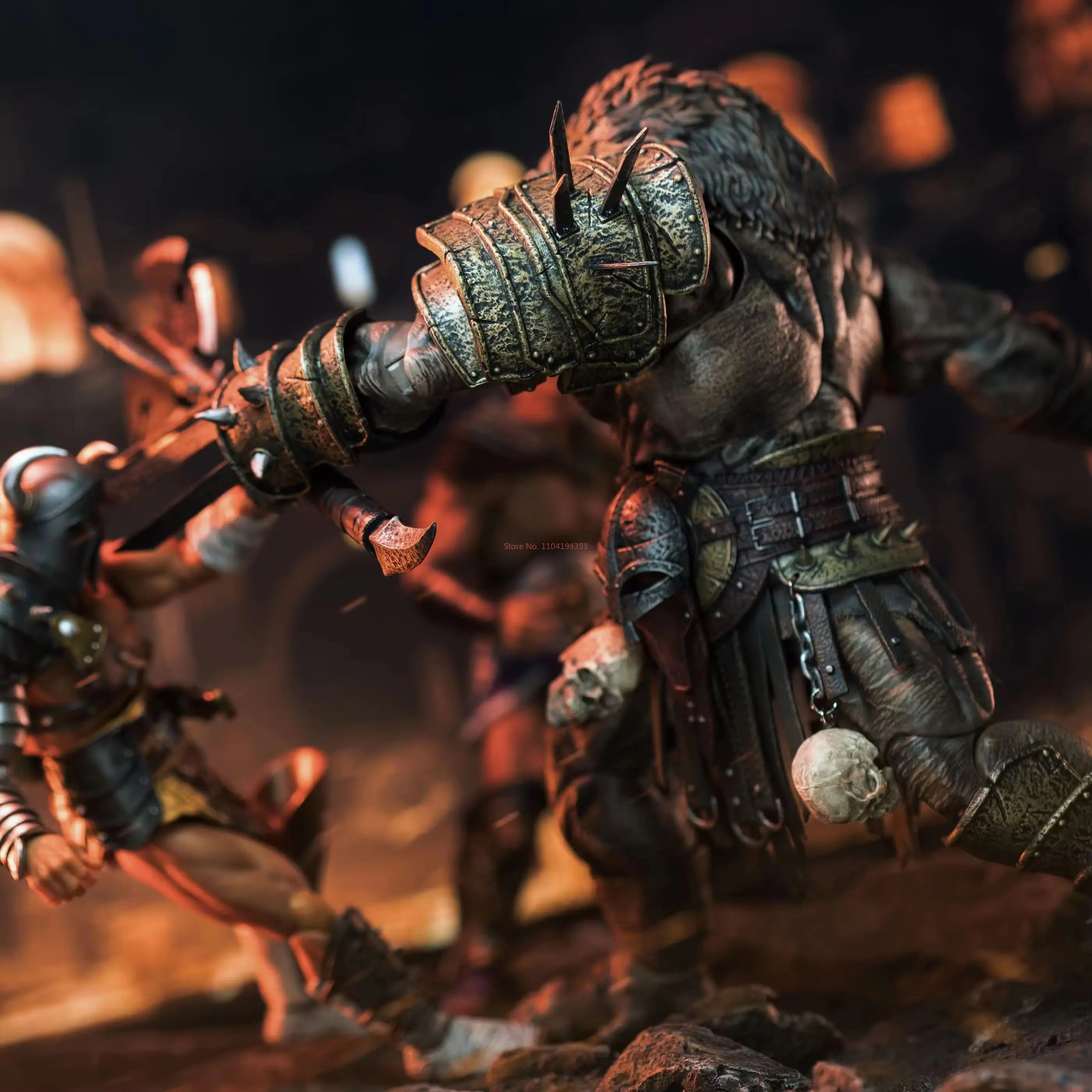 Original Xesray Gladiator Honor Battle Exhibition Limited Black Saber Toothed Tiger Action Figures Collection Model Gifts