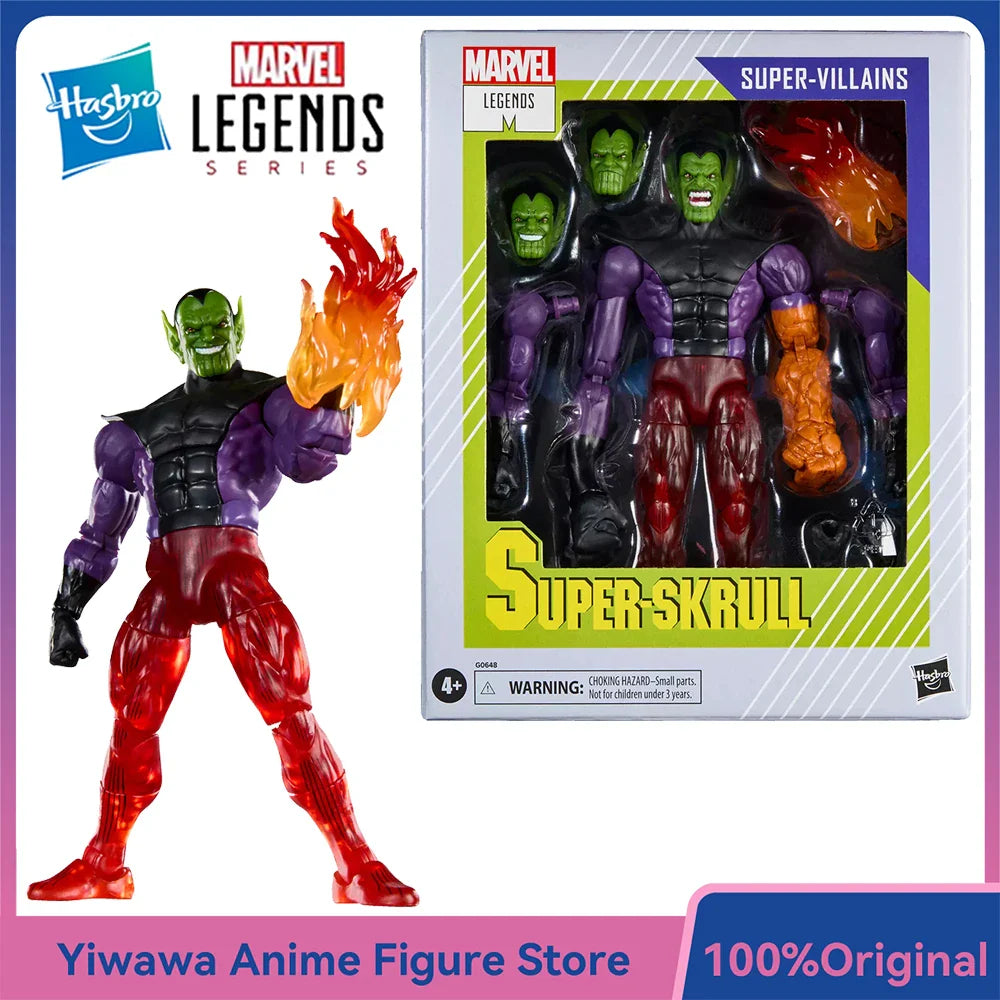 [Auf Lager] NEU Hasbro Marvel Legends Serie Bösewicht Super-Skrull (Fantastic Four) 15 cm Anime-Actionfigur Modellspielzeug Geschenke
