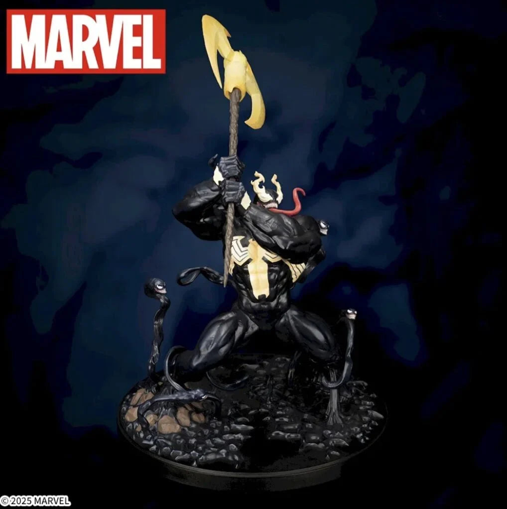 Original Sega Spider-Man Anime Venom Luminasta Anime Figure Action Figurine Model Figuarts Collection Decoration Toys