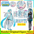 Original SEGA Luminasta Hatsune Miku Action Figure Gekijouban Project Sekai Kowareta Sekai to Utaenai Miku PVC Model Collection