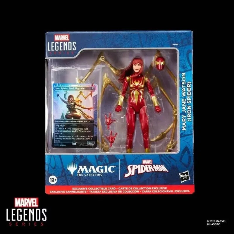 Hasbro Original Marvel Spider-Man Mary Jane Antivenom Agent Werewolf Action Figure Toys for Boys Girls Kids Gift Collectible