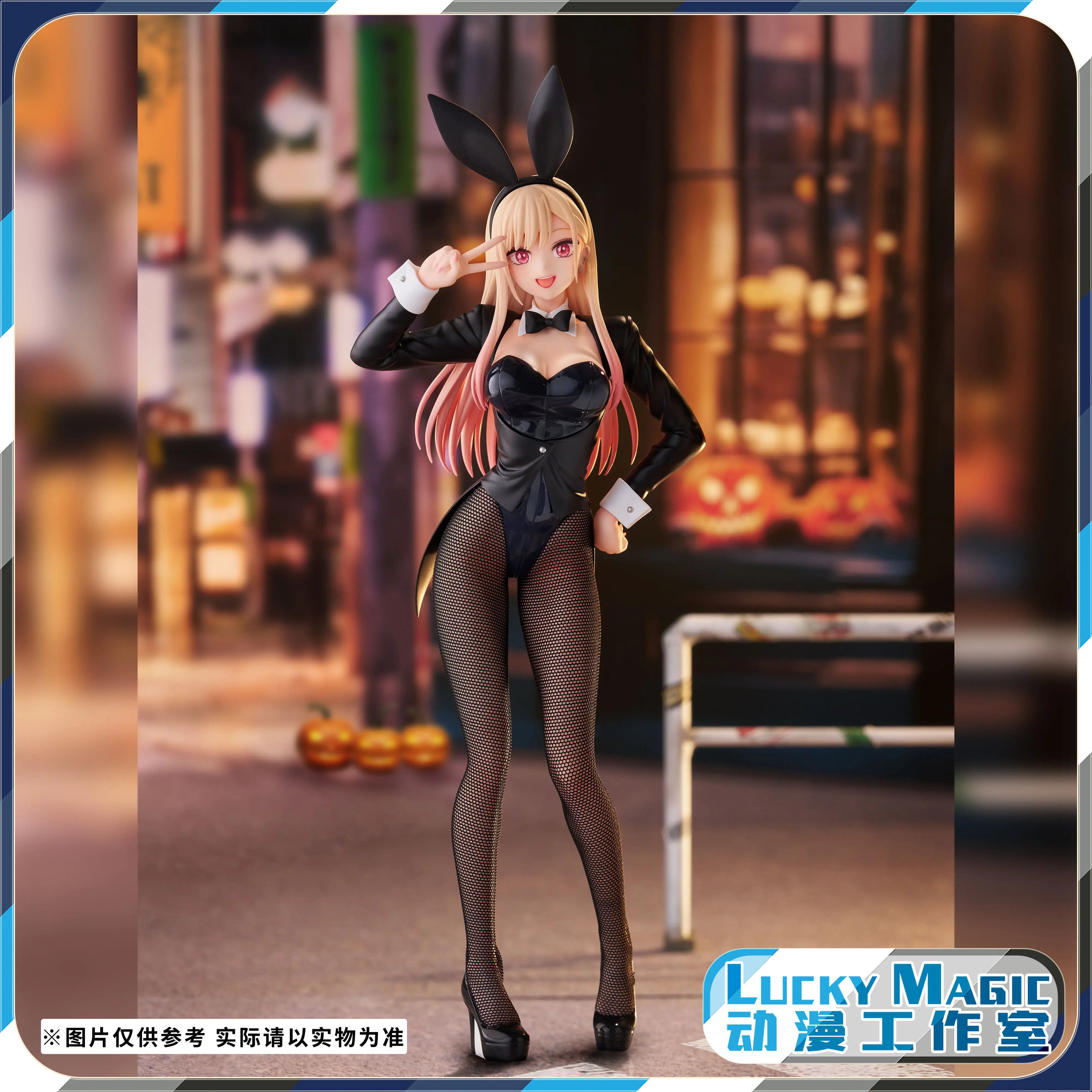 [Pre Sale]Genuine Aniplex+ My Dress-Up Darling Kitagawa Marin Bunny Girl Dress Up Series Black Silk Girl Model Toy Collectibles