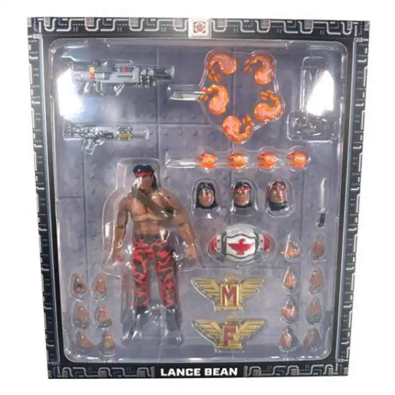 Hot Sale Premium Dna 1/12 Contra Bill Rizer Lance Bean Bewegliche Actionfigur Sammlerstück Modell Spielzeug Schreibtisch-Dekoration