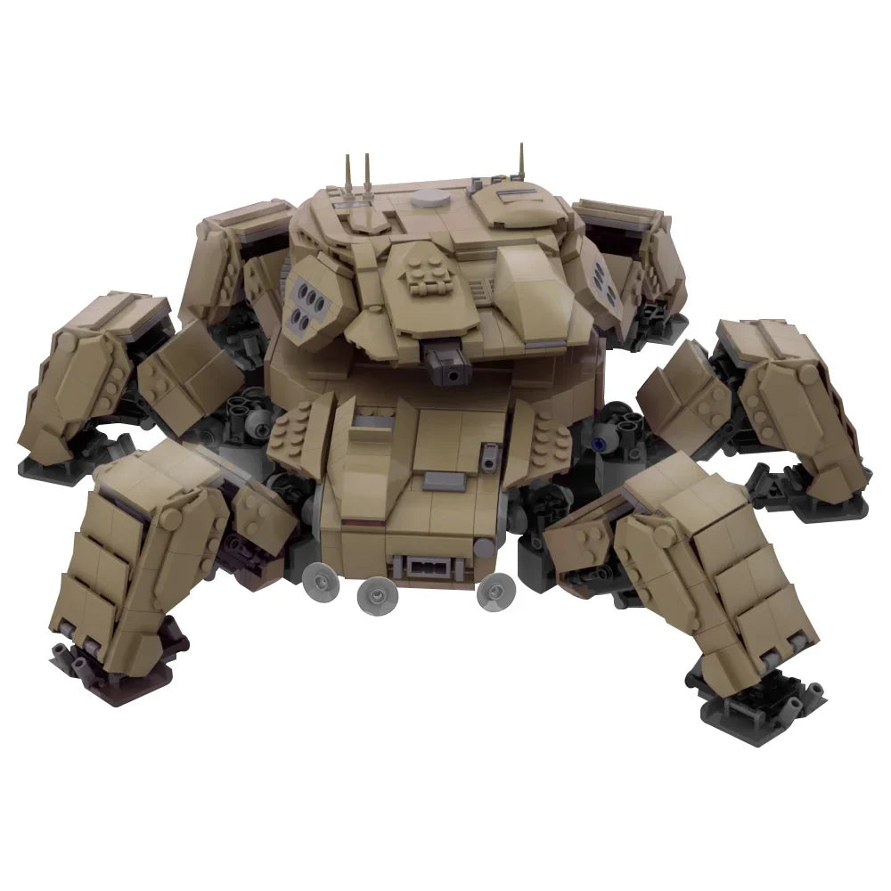 MOC Cyberpunk Chimera Model Building Blocks Mechanical Monsters Military Heavy Duty Taco Brick Toy Adult Gift