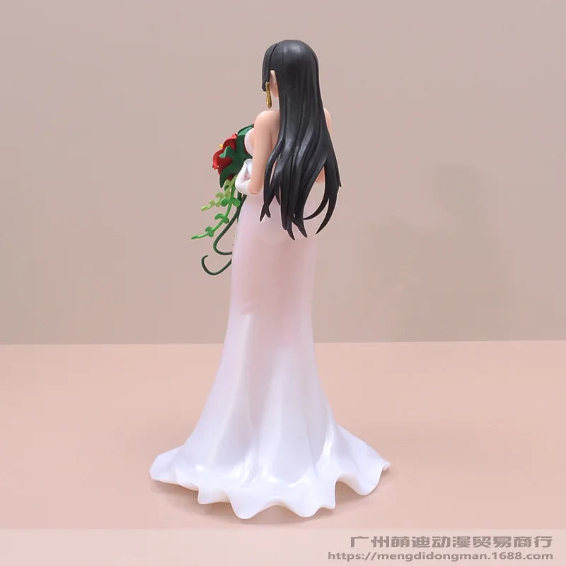 Hot High Quality Haizeiwang Wedding Dress Empress Boya Hancock Handmade Model Anime Ornament Doll Box Set Wedding Souvenir Gift