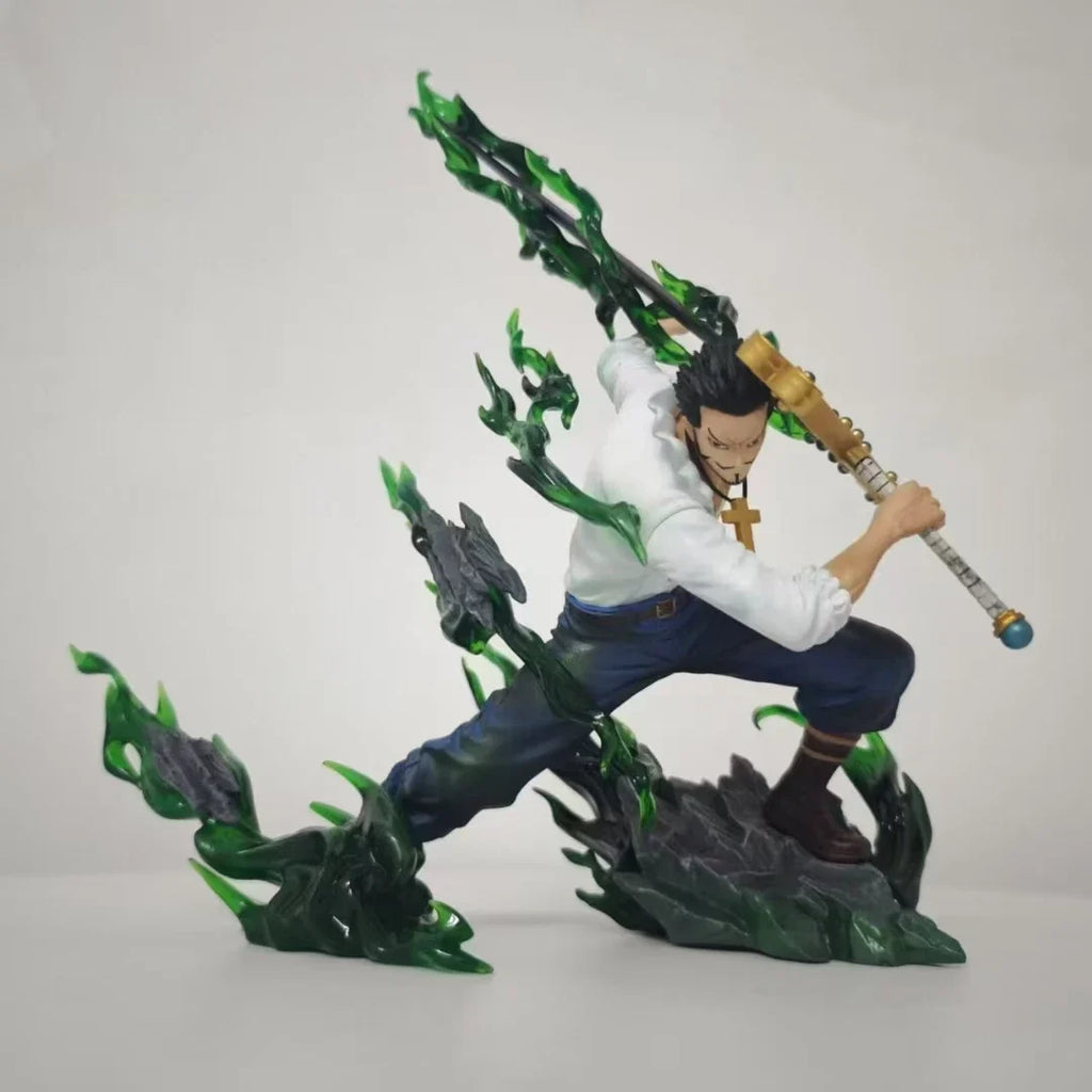 Dracule Mihawk Anime Figures One Piece Mi Hawk Action Figure 30cm Pvc Statue Model Doll Collection Decoration Birthday Toy Gift