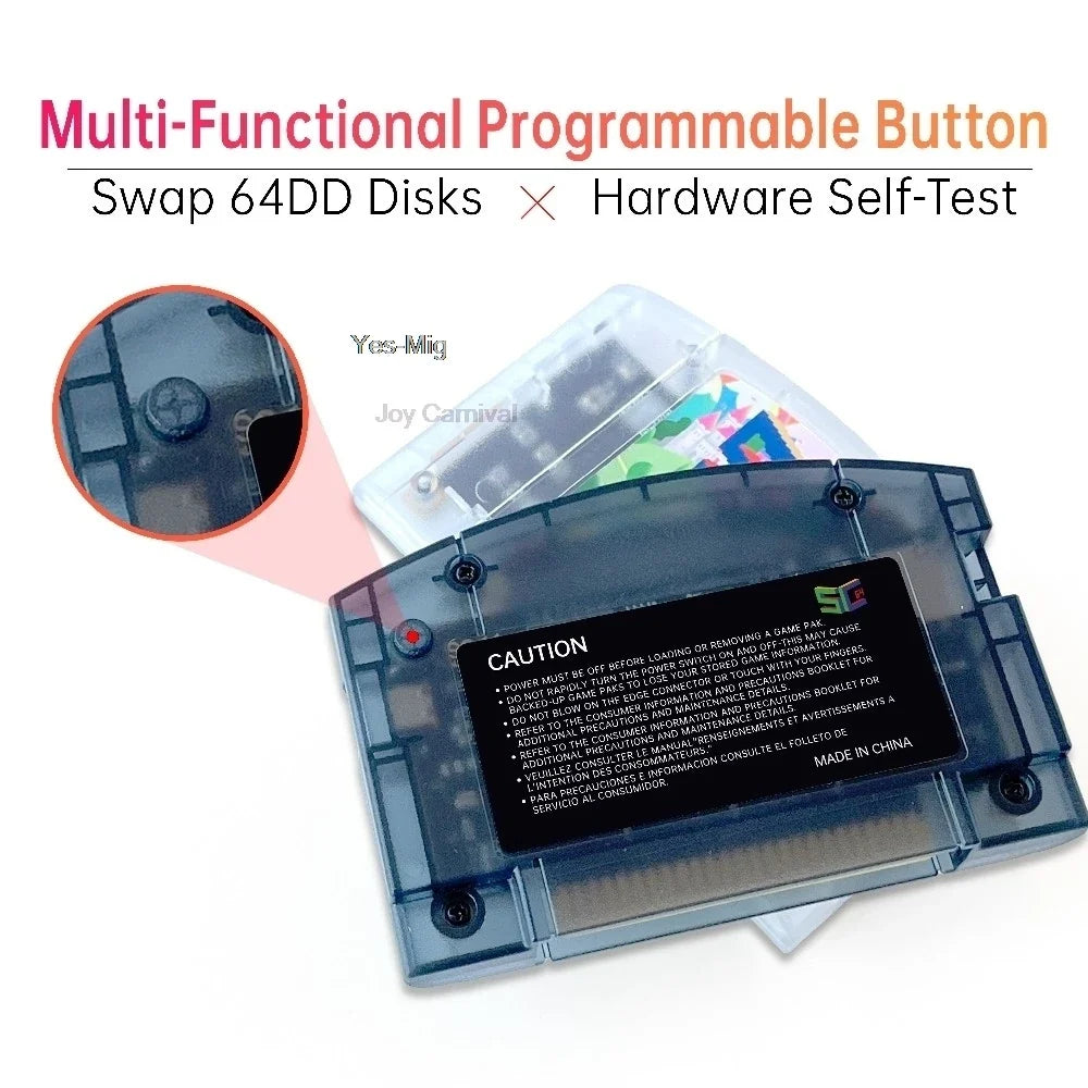 New SC64 Flashcart For Nintendo 64 Video Console Games SummerCart64 And 64DD Also Play GB/GBC/FC/SFC Games By Emulator