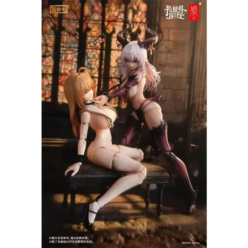 In Stock Snail Shell Succubus Lustia RPG-01 Muse Asdo RPG-02 Nun Sister 1/12 Anime Action Figure Model Toys Gifts