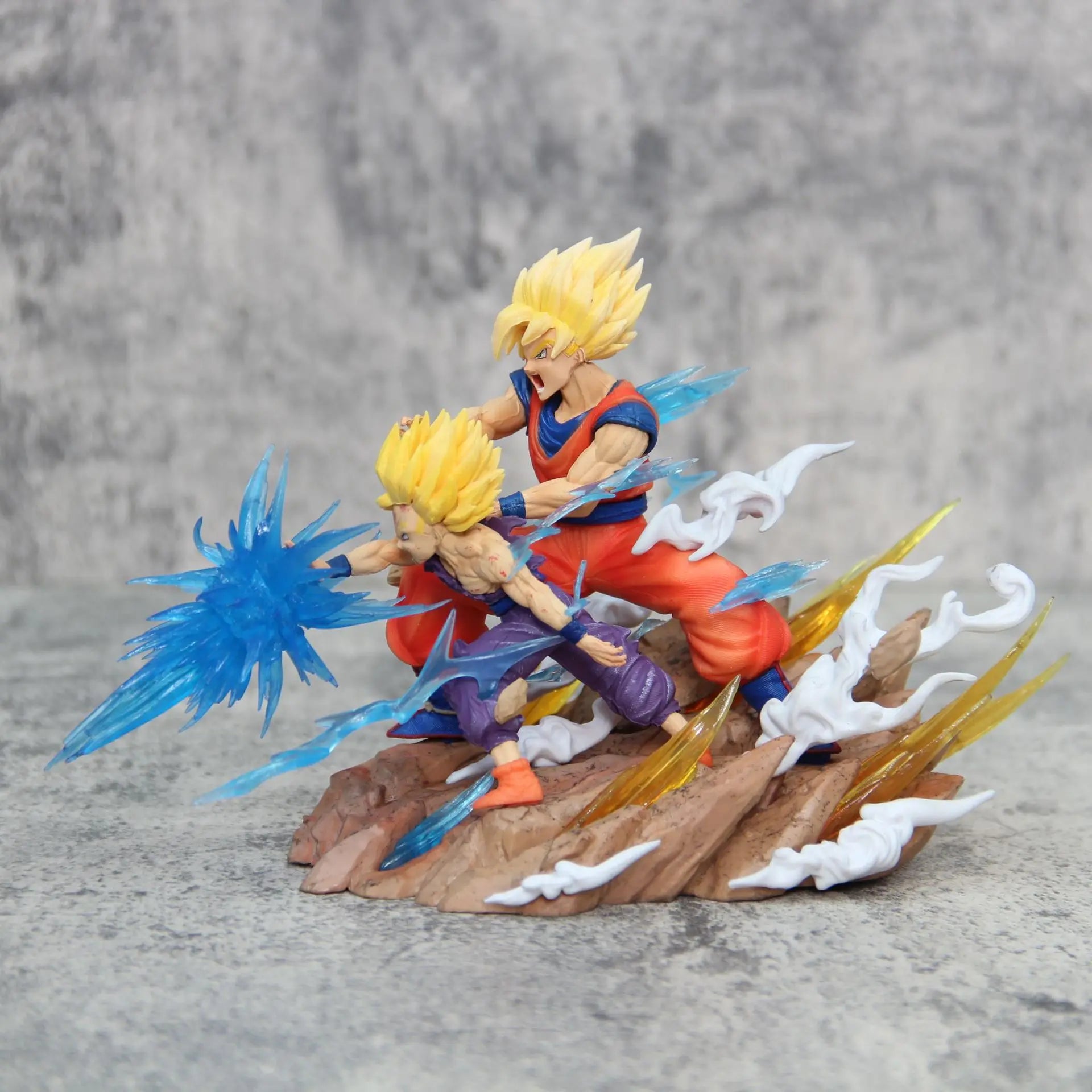Dragon Ball Z Anime Figure Son Goku Kamehameha Figures Cell Kakarotto Super Saiyan Decoration Model Statue Doll Toy Gifts