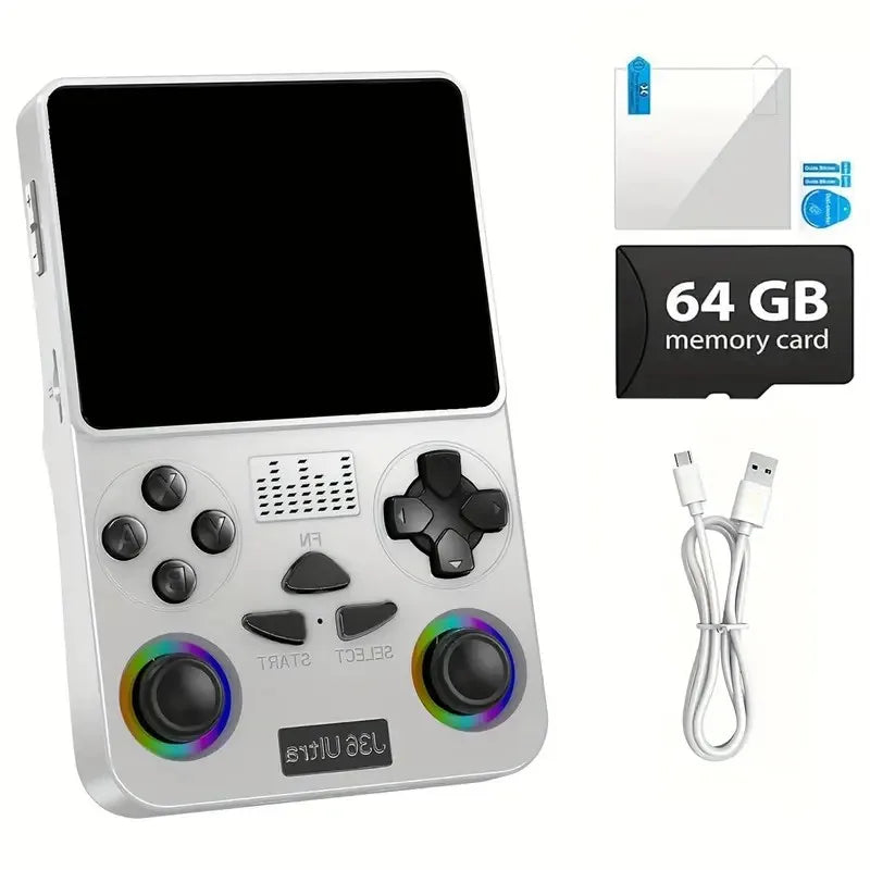 New J36 Ultra portable retro games console pocket classic handheld console Global Online Multiplayer Android 64-bit Arcade