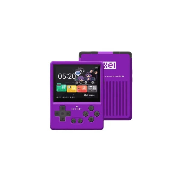 GKD Pixel2 Handheld Game Console Portable Retro Game Console 2.4" IPS Screen 640x480Ips Rk3326s Metal CNC Body Man Birthday Gift