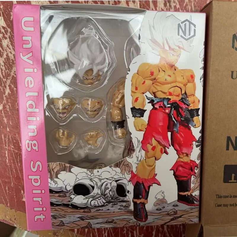 In Stock N&T Dragon Ball Shf Super Saiyan Son Goku Anime Action Figure Battle Damaged 3.0 Body Weekly Color Movable Toys Gift
