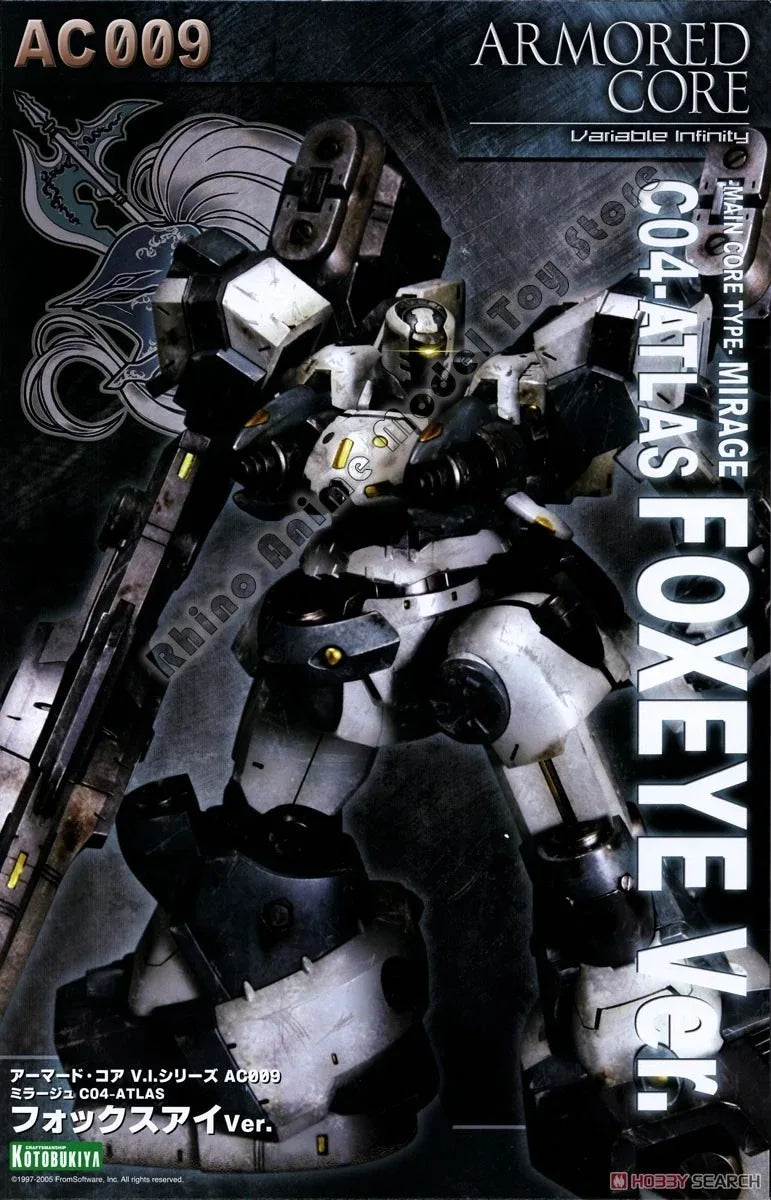 In Stock Original Genuine Kotobukiya V.I. Series Armored Core Mirage C04-Atlas Foxeye Ver. Action Figure Model Kit 155mmToy Gift