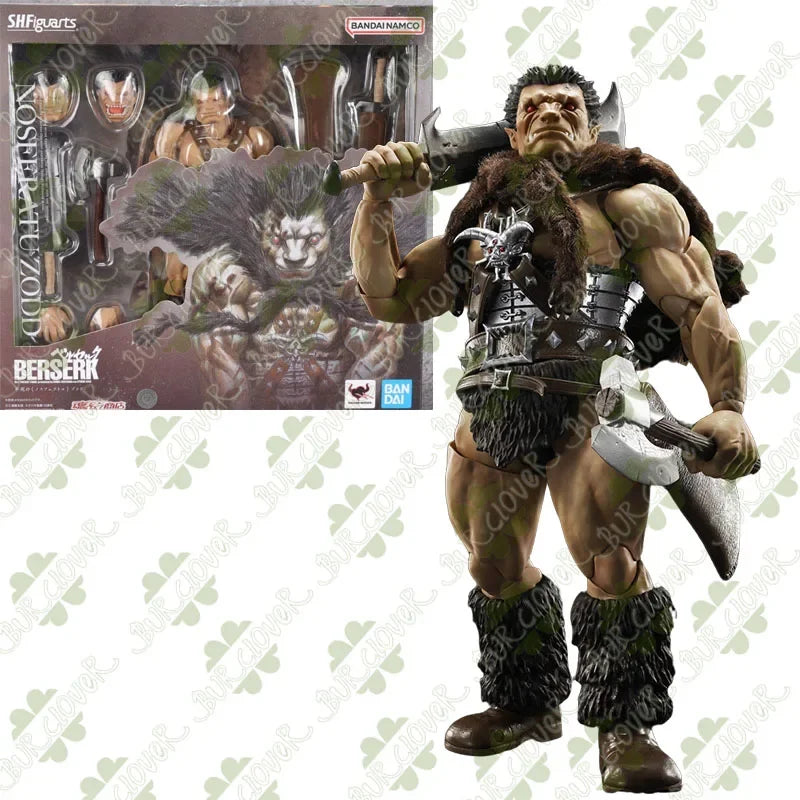 Bandai SHF Berserk Guts Farnese de Vandimion Schierke Action Figures Posable Collectibles Painted Detailed Anime-Accurate