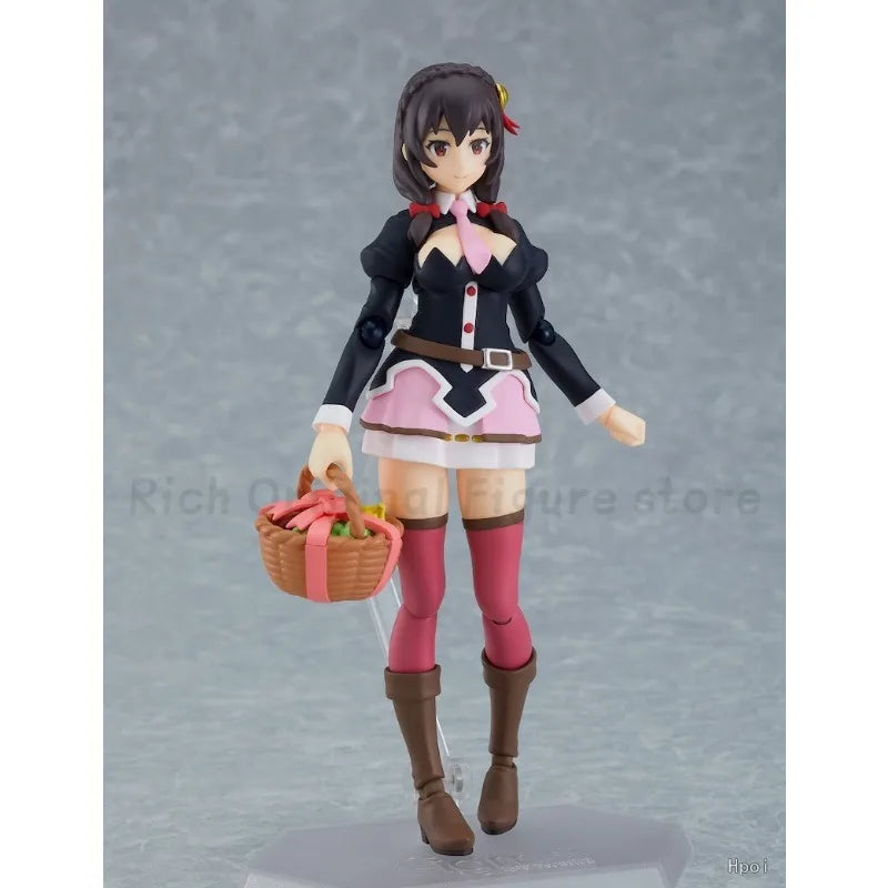 [In Stock] Original Max Factory Figma#531 Kono Subarashii Sekai Ni Shukufuku O! Yunyun Anime 1/12 Action Figure Model Toy