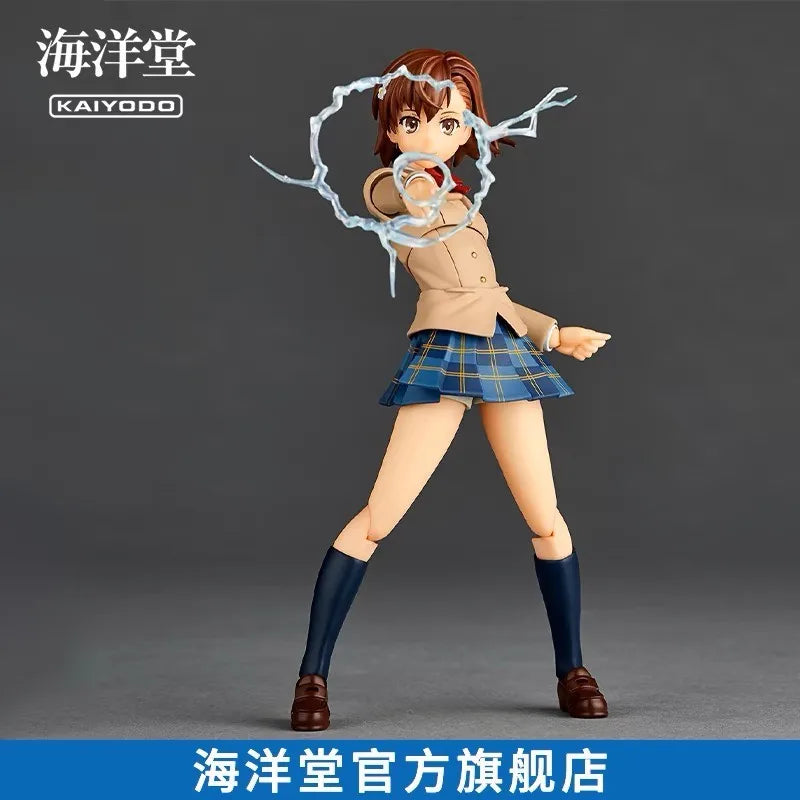 Kaiyodo Shokuhou Misaki Misaka Mikoto Shirai Kuroko Model Toys Revoltech AMAZING YAMAGUCHI To Aru Kagaku no Railgun In Stock