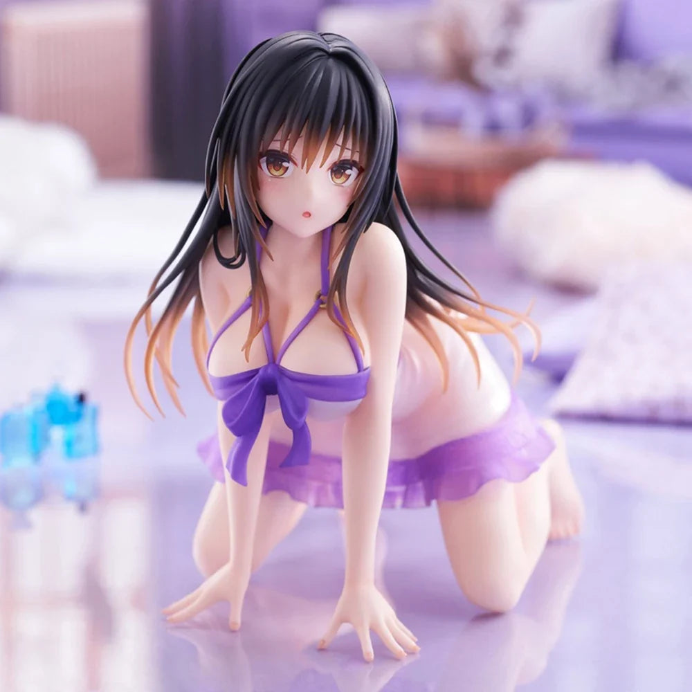 Original in Stock Taito To LOVEru Darkness - Kotegawa Yui Desktop Cute Room Wear Ver Anime Figure Action Figure Model Decoration