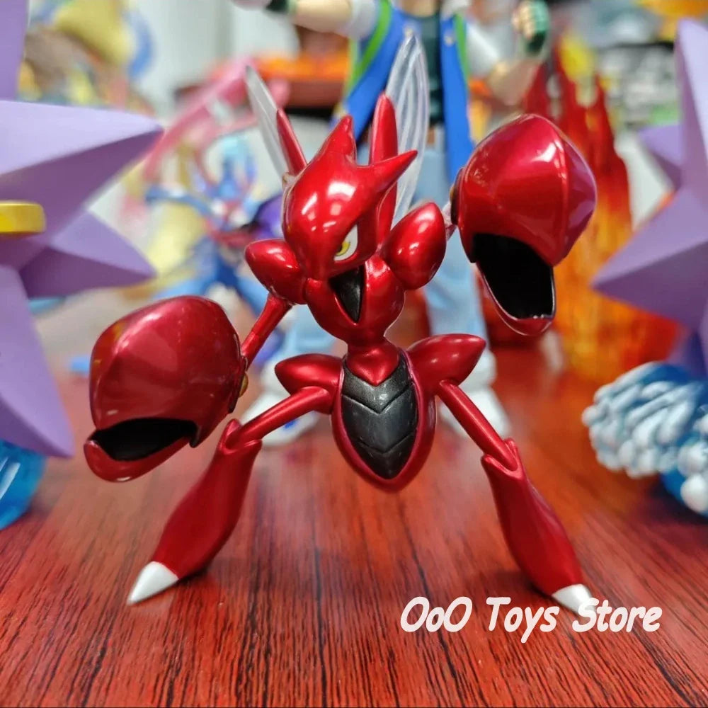 Anime Pokemon Figure Scizor Action Figures PVC Collection Model Toys for Children Gifts 9cm/3.54in