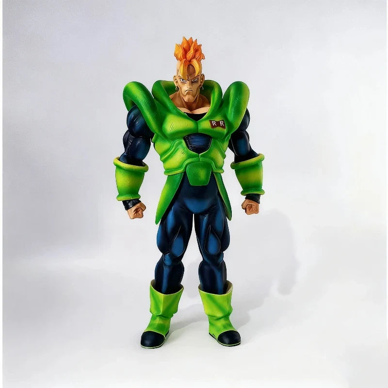 Dragon Ball Android#16 Secondary Table Ornament With Cabinet Gk Garage Kit Model Animation Figure Collectible For Home Decor