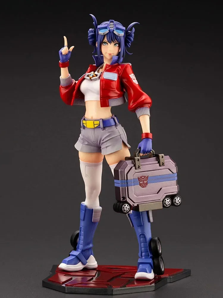 Kotobukiya Original Model Kit Trans formers Bishoujo Optimus Prime Immovable statue Anime Figure Model Toy Gifts for Boys 1/7