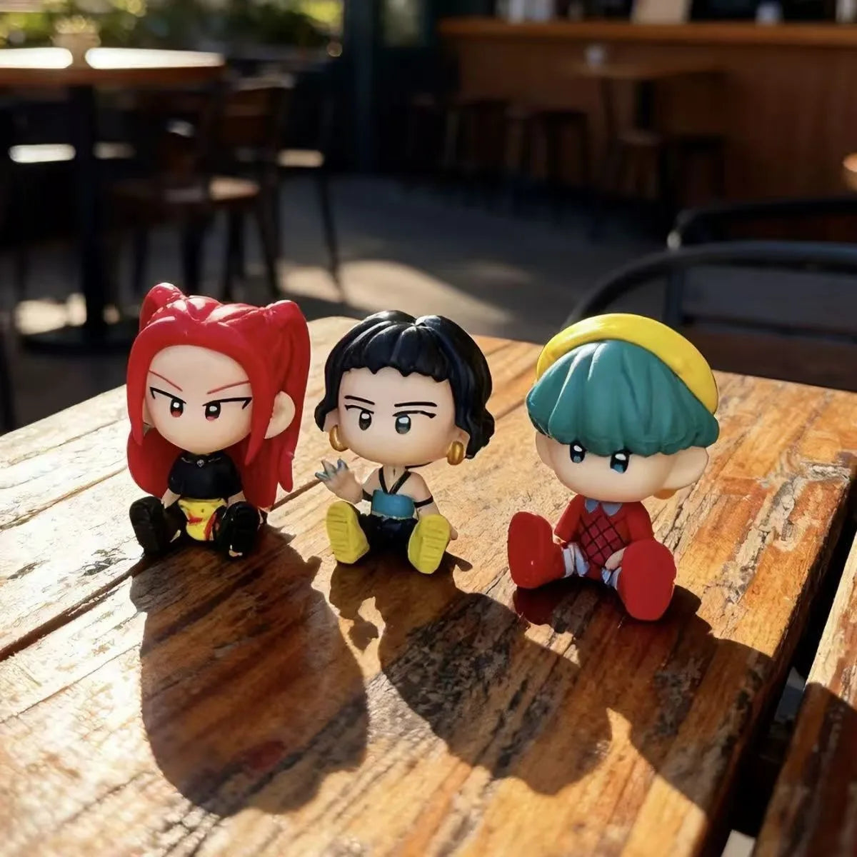 10pcs/Set Kpop Demon Hunters Figure Toy Cartoon Rumi/Mira/Zoey Action Figure PVC Desktop Decoration Model Doll Toy Christma Gift