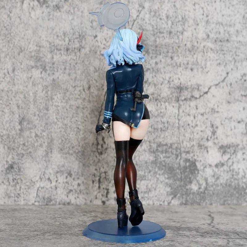 Anime Blue Archive Amau Ako Figurine, GK Girl Anime 2D PVC Model Desktop Decoration for PC Case Toy Gift