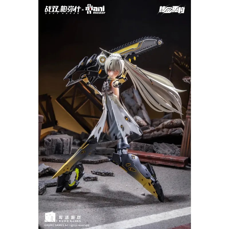 In Stock AniMester Original Nuclear Gold Reconstruction Barbera WF Limited Product 1/9 Pack Rubber Movable Robot Model Toy Gift