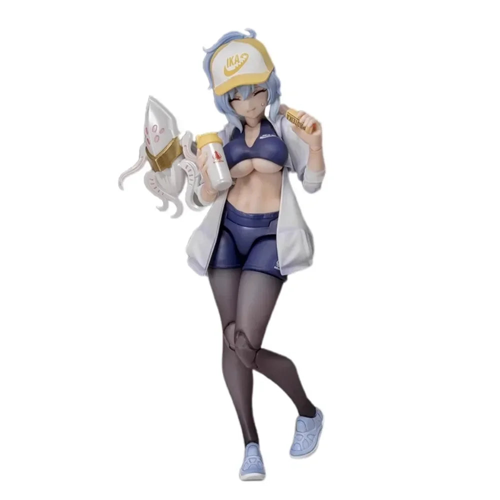 In Stock Alphamax Anime Darkness Comes Karakenya Mobile Suit Girls Daily Fitness Wear Version Model Kit Action Toy Figure Gift