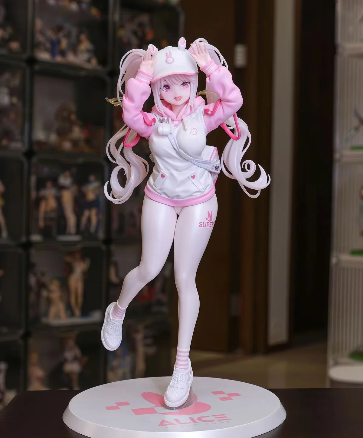 In Stock 25cm Alice Anime Figure NIKKE：The Goddess of Victory Game Character Figure Gk Statue Model Collection Ornament Toy Gif