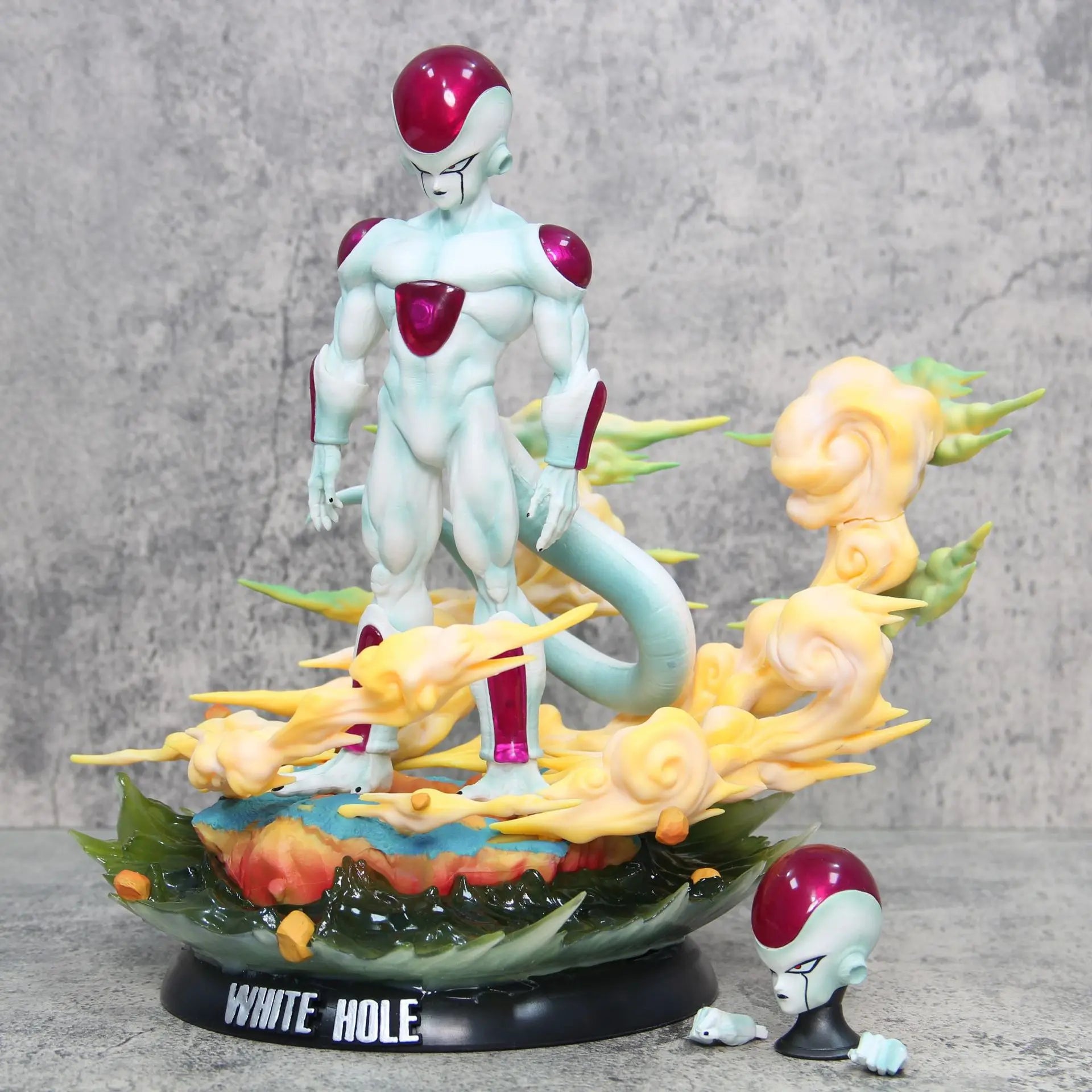 31cm New Dragon Ball Anime Figure Frieza Peripheral PVC Model Scene Statue Collect Decoration Ornaments Kids Birthday Gifts Toys