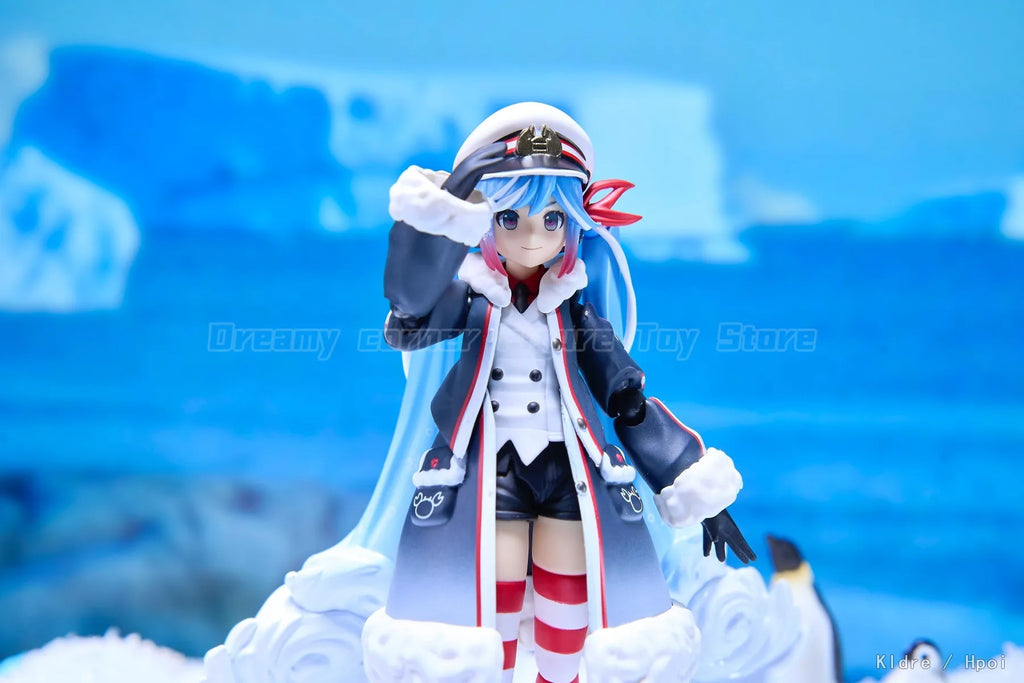 【In Stock】Original Max Factory GSC Figma EX-066 VOCALOID Hatsune Miku Snow 2022 Grand Voyage Ver Action Figure Toys Model