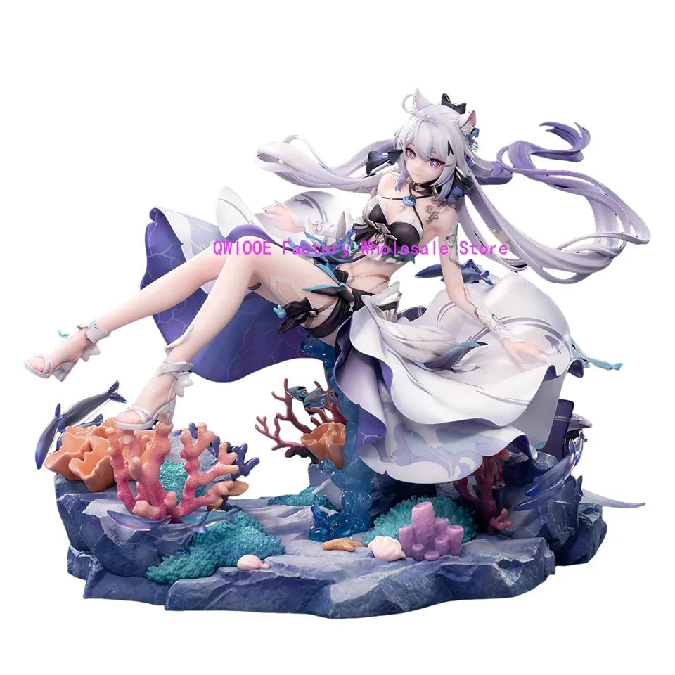 Original Genuine MiHoYo Honkai Impact 3 19.9cm Kiana Kaslana Action Figures Statue PVC Model Girl Toy Collection Gifts QWIOOE