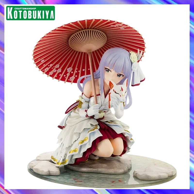 Original in Stock KOTOBUKIYA Idol Master MILLION LIVE! Shiraishi Tsumugi 1/7 Figures Model Toys Gifts Collection Ornaments