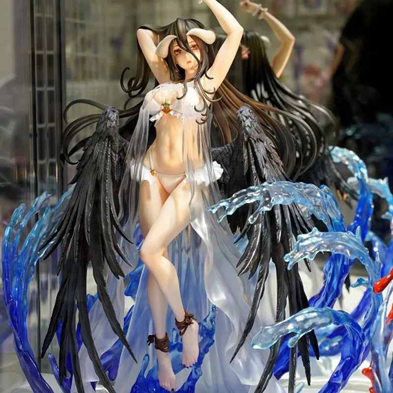 Overlord Albedo 1/7 Scale Swimsuit Figure Anime Bikini Statue of the Guardian Overseer Detailed Collectible Model Fans Gift