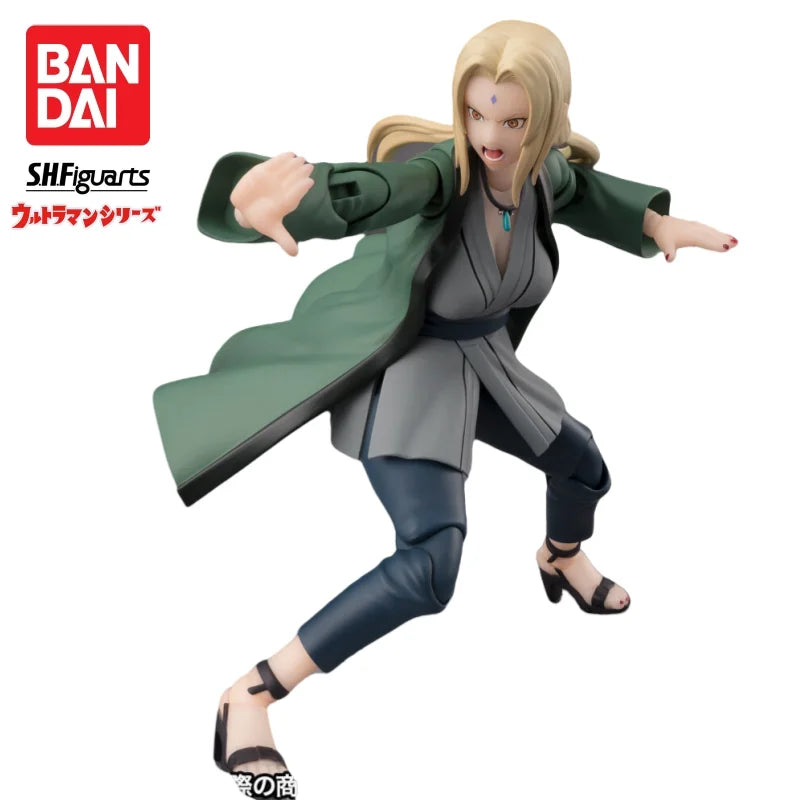 In Stock Bandai S H Figuarts Original Naruto Tsunade Model Doll Brand New Boxed Action Figure Anime Merchandise Figurine