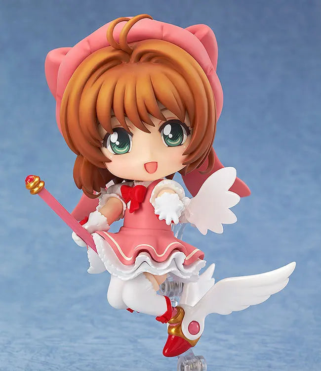 Anime Cardcaptor Sakura KINOMOTO SAKURA 400 Q version Figure  PVC Doll Model Toys Car Decoration 10cm
