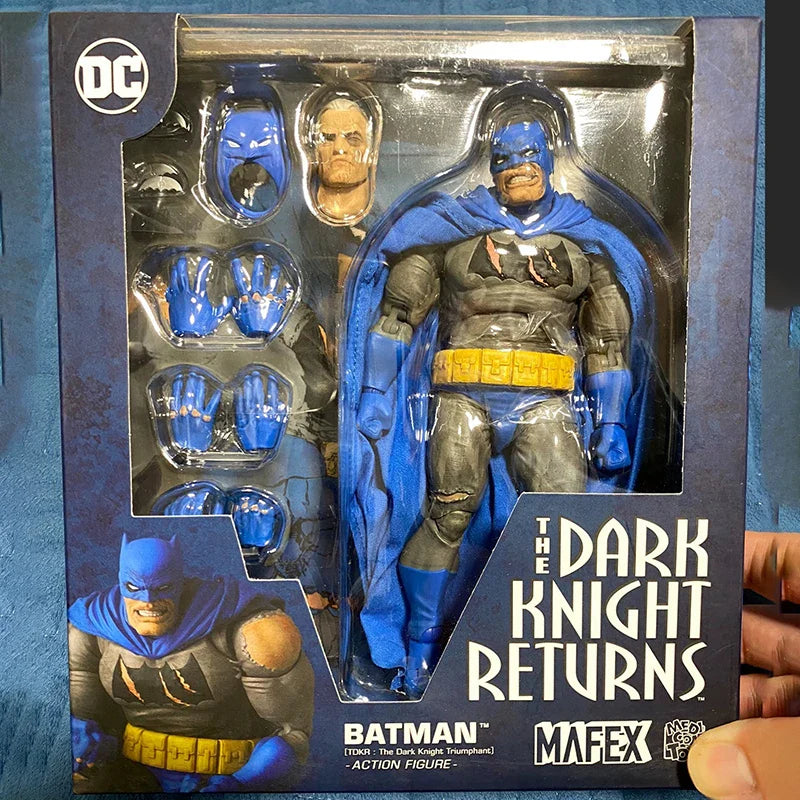Original Mafex 119 Mafex Batman TDKR The Dark Knight Triumphant Auf Lager Anime Action-Sammelfiguren Modellspielzeug