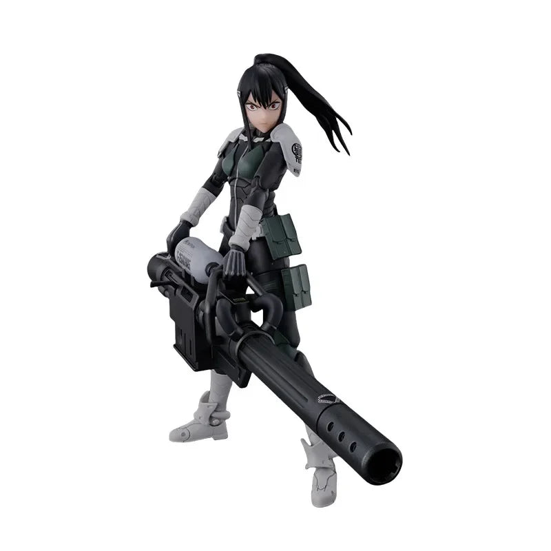 Bandai Genuine SHF KAIJU No.8 Mina Ashiro Anime Action Figure Collectible Joints Movable Finished Model Toys Ornaments Gift Kids