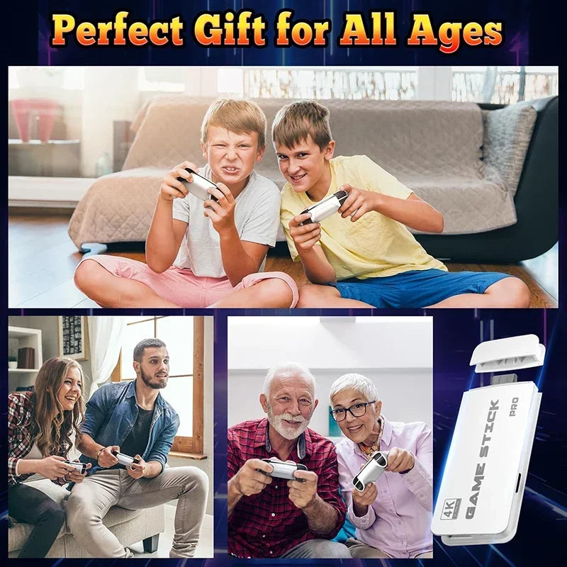 M15 4K Video Game Console Game Stick Retro Handheld Game Player Plus Built-in 3/40000 Games For GBA/SFC/Arcade Game Boy Gift