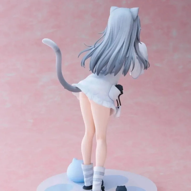 In Stock Virtual idol Nachoneko Cute Cat Girl 2D Beautiful Girl Anime Figure Collectible Model Desk Decoration Doll Toys