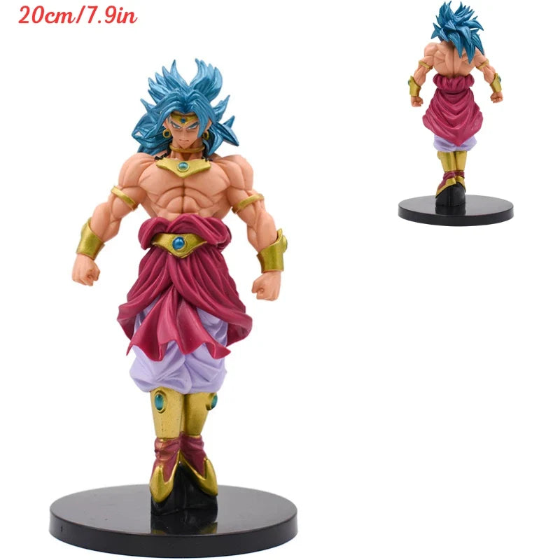20cm Dragon Ball Z Broli Anime Figure Toys DBZ Super Figma Manga PVC Figurine Collection Model Doll Decoration Birthday Gifts